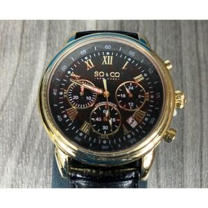 SO&CO New York Men's 5059.3 Tribeca Quartz Chronograph Date Watch